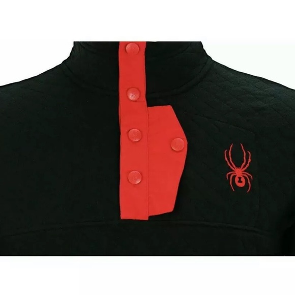 SPYDER Activewear 1/4 Button Pullover - Picture 4 of 6